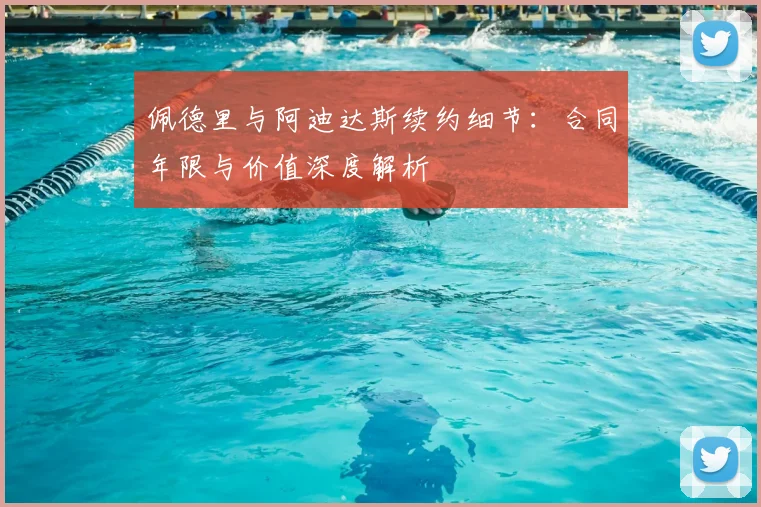 佩德里与阿迪达斯续约细节：合同年限与价值深度解析